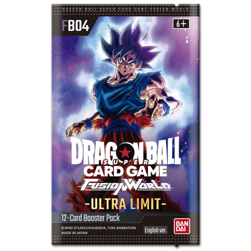DragonBall Super Card Game - Fusion World (FB04) Ultra Limit Booster Pack - Englisch