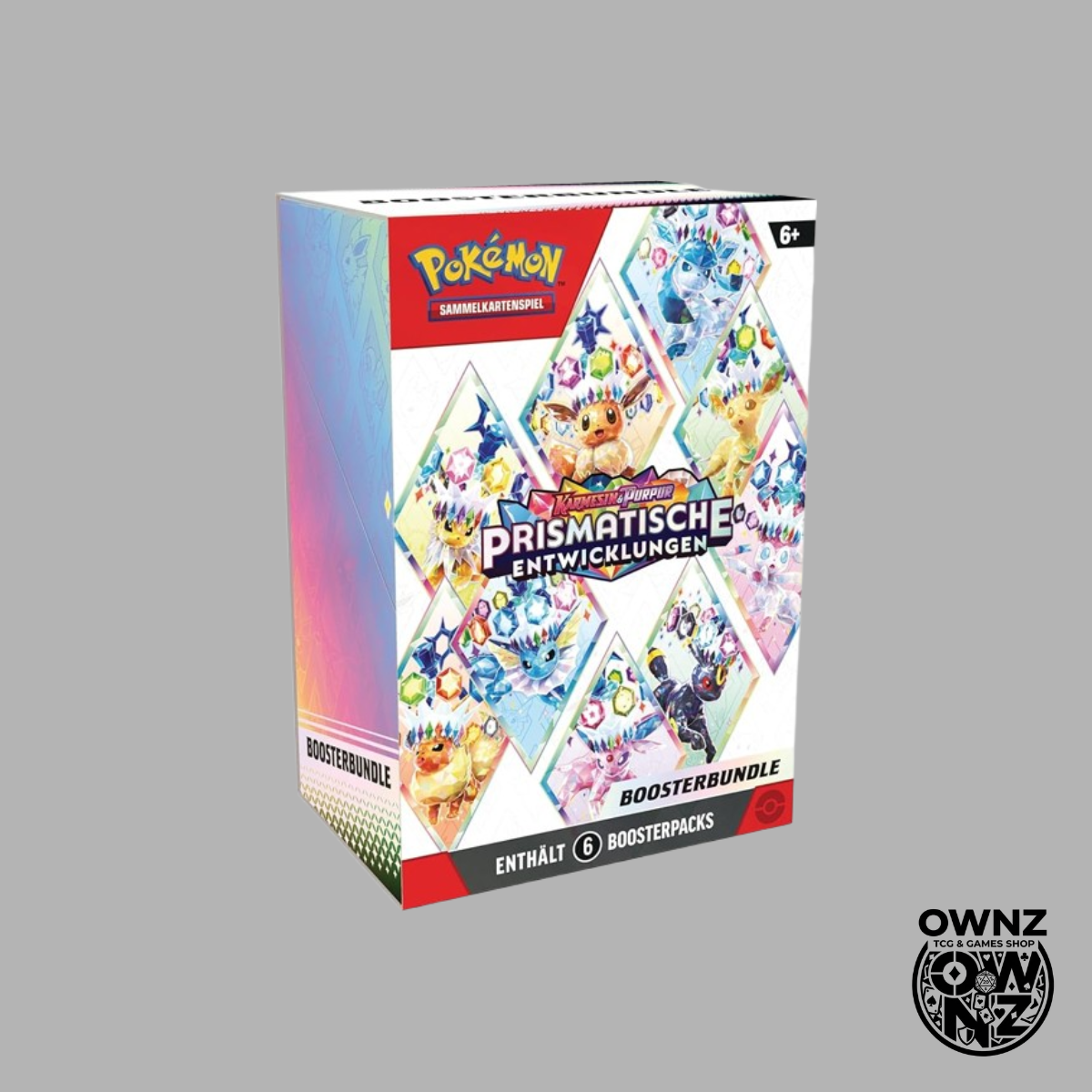 Boosterbundle Karmesin & Purpur – Prismatische Entwicklungen (6 Boosterpacks) - Deutsch