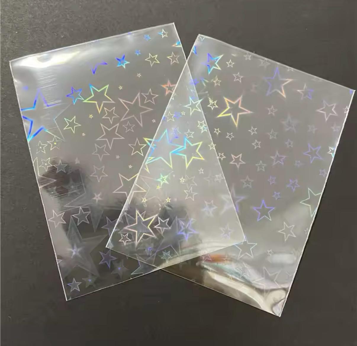 Holographische Kartenhüllen Big Star 50 Stück