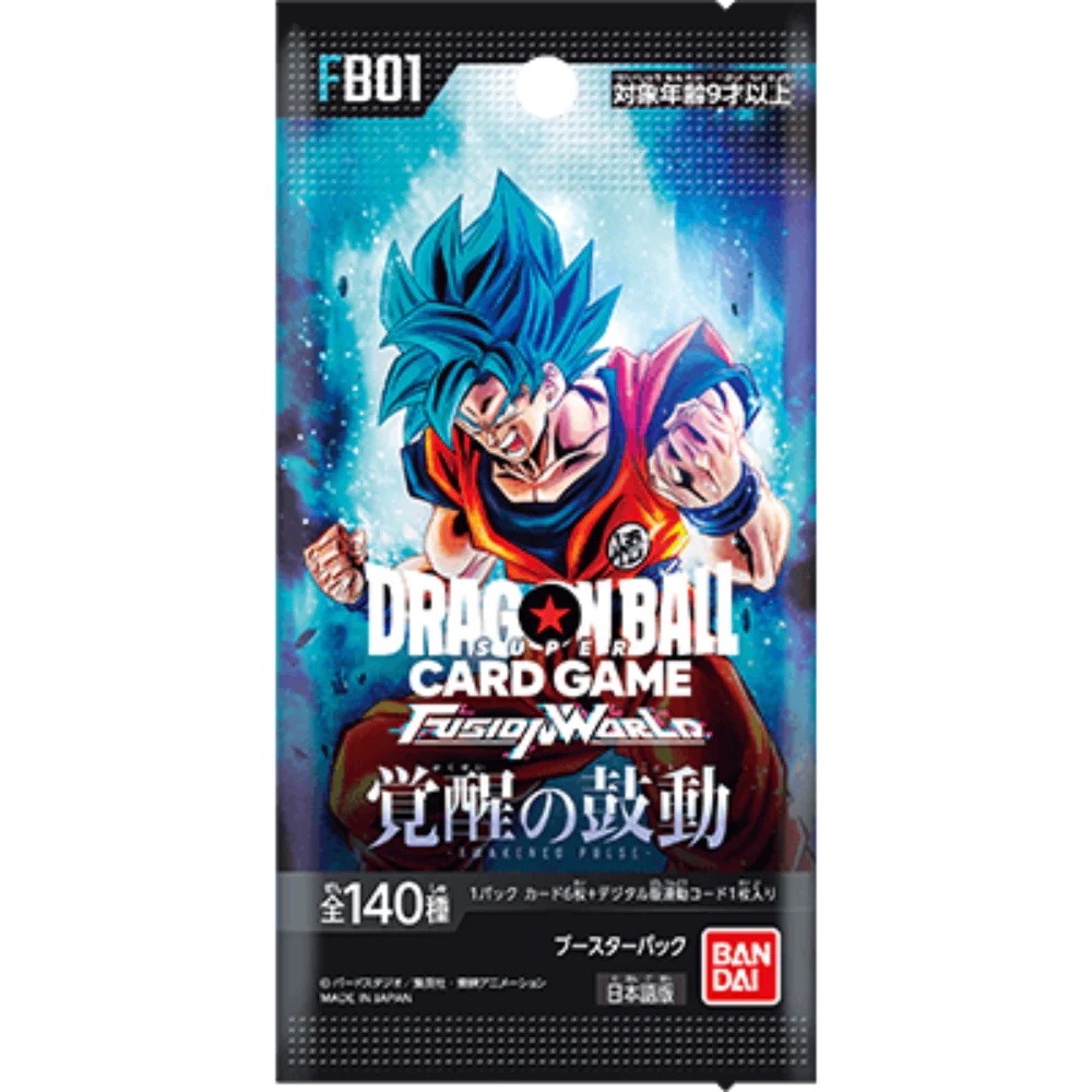 Dragon Ball Fusion World Display - Awakening Heartbeat - FB01 Booster Japanisch