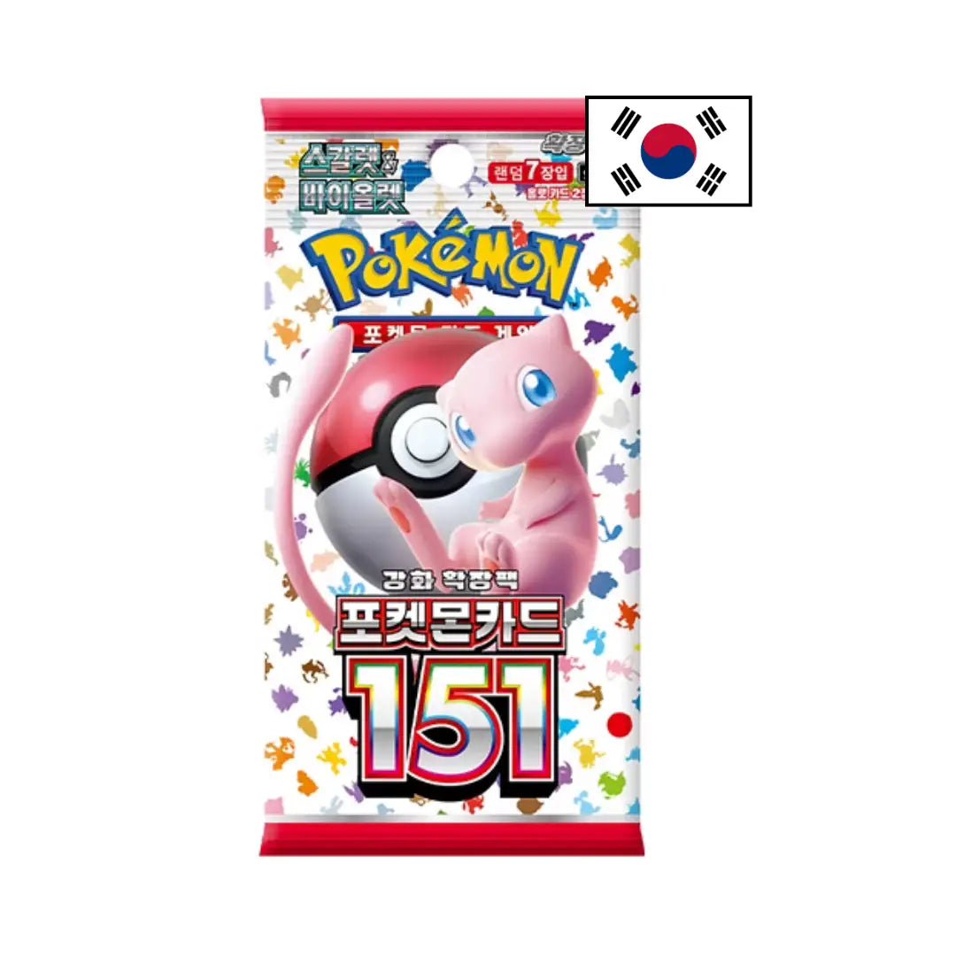 Pokemon 151 Booster Pack Koreanisch