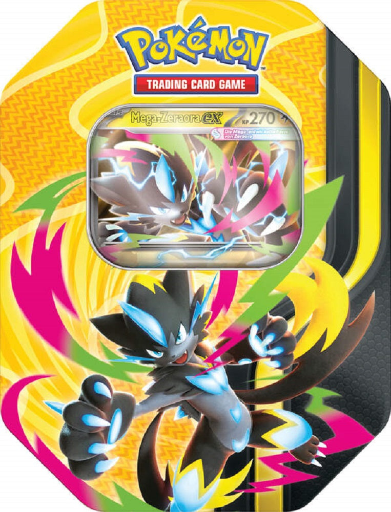 Pokemon TCG - Mega-Entwicklung: Mega-Zeraora EX Tin - Deutsch