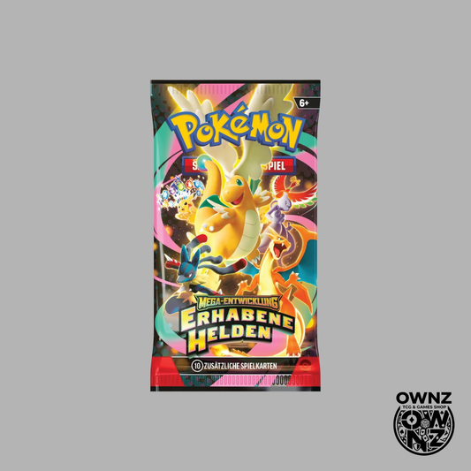 Pokémon Mega Entwicklung Erhabene Helden - Booster - Deutsch