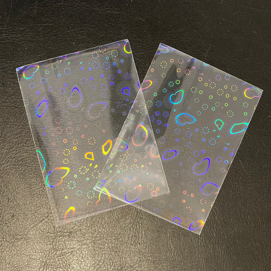 Holographische Kartenhüllen Butterfly 50 Stück