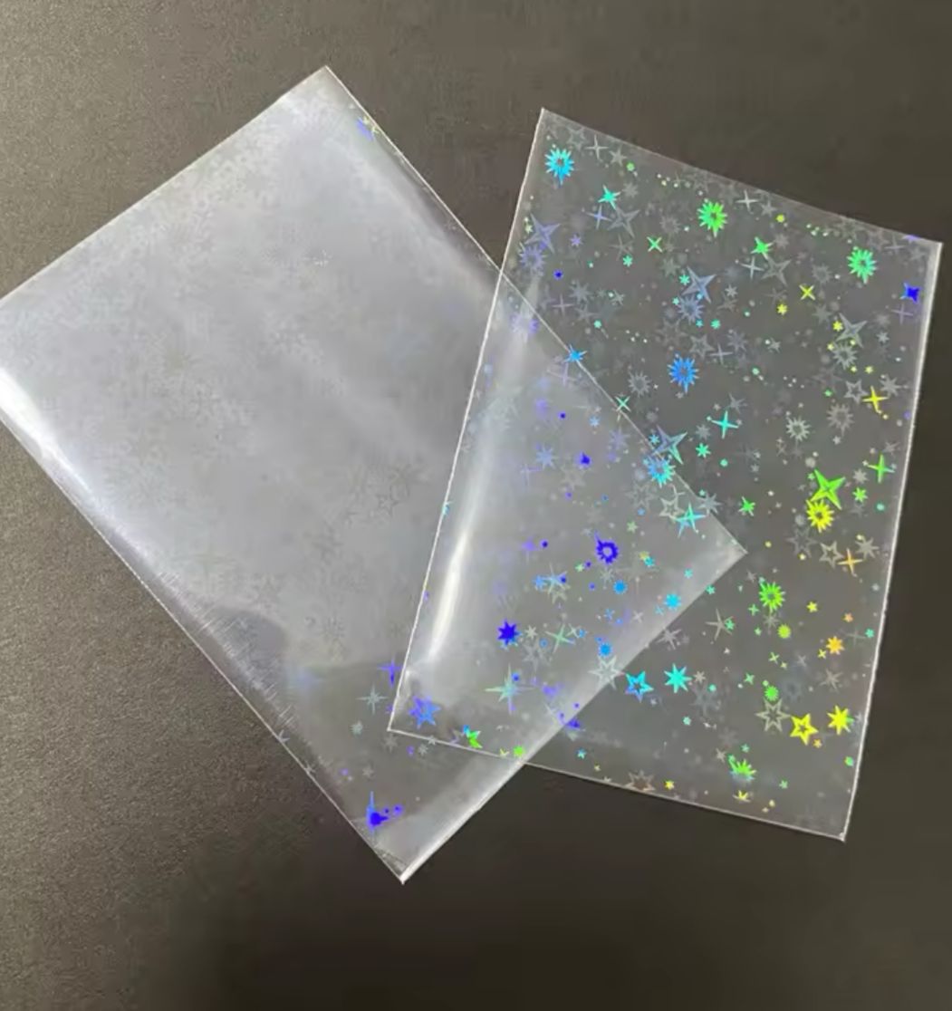 Holographische Kartenhüllen Little Star 50 Stück