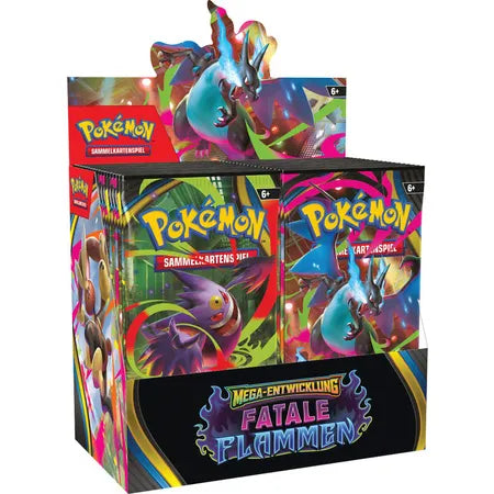Pokemon Mega-Entwicklung - Fatale Flammen Display mit 36 Booster